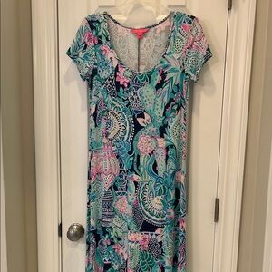 Lilly Pulitzer Wynne Multicolor Patterned Maxi Dress